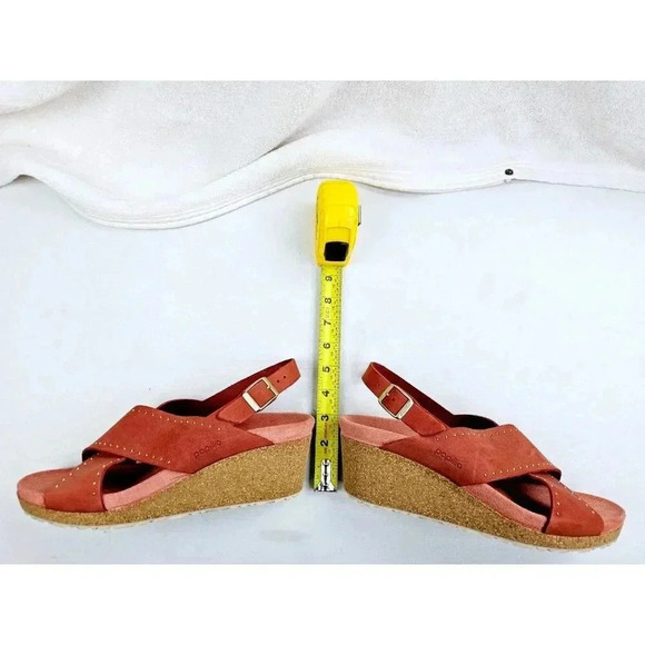 Papillio Size 42 (US 11-11.5) Women's Samira Wedge Cross Strap Slingback Sandals - Picture 3 of 14